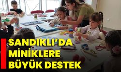 Sandıklı’da Miniklere Büyük Destek
