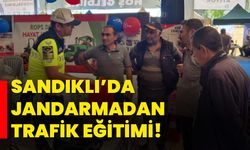 Sandıklı’da jandarmadan trafik eğitimi!