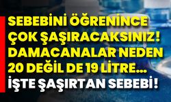 Sebebini Öğrenince Çok Şaşıracaksınız! Damacanalar Neden 20 Değil De 19 Litre… İşte Şaşırtan Sebebi!