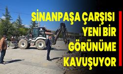 Sinanpaşa Çarşısı  Yeni Bir Görünüme Kavuşuyor