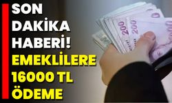 Son Dakika Haberi! Emeklilere 16000 TL Ödeme