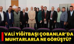 Vali Yiğitbaşı Çobanlar’da Muhtarlarla Ne Görüştü?