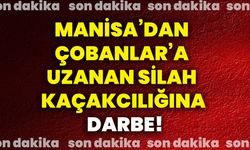 Manisa’dan Çobanlar’a uzanan silah kaçakcılığına darbe!