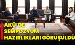 AKÜ’de Sempozyum Hazırlıkları Görüşüldü