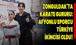 Zonguldak'ta Karate Gururu: Afyonlu Sporcu Türkiye İkincisi Oldu!