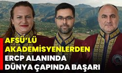 AFSÜ’lü Akademisyenlerden ERCP Alanında Dünya Çapında Başarı