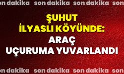 Şuhut İlyaslı Köyü'nde Feci Kaza: Araç Uçuruma Yuvarlandı