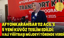 Afyonkarahisar 112 Acil’e 5 Yeni Kuvöz Teslim Edildi: Vali Yiğitbaşı Müjdeyi Törende Verdi