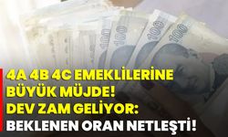 4a 4b 4c Emeklilerine Büyük Müjde! Dev Zam Geliyor: Beklenen Oran Netleşti!