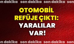 Otomobil Refüje Çıktı: Yaralılar Var!