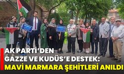 AK Parti’den Gazze ve Kudüs’e Destek: Mavi Marmara Şehitleri Anıldı