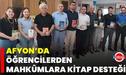 Afyon’da Öğrencilerden Mahkûmlara Kitap Desteği