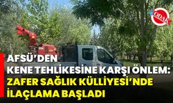 AFSÜ’den Kene Tehlikesine Karşı Önlem: Zafer Sağlık Külliyesi’nde İlaçlama Başladı