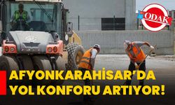 Afyonkarahisar’da yol konforu artıyor!