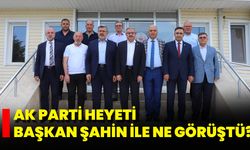 AK Parti Heyeti Başkan Şahin İle Ne Görüştü?