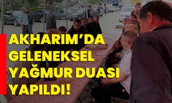 Akharım’da geleneksel yağmur duası yapıldı!