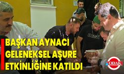 Başkan Aynacı, Geleneksel Aşure Etkinliğine Katıldı