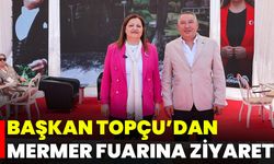Başkan Topçu’dan Mermer Fuarına Ziyaret