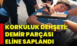 Korkuluk Dehşeti: Demir Parçası Eline Saplandı