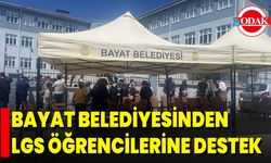 Bayat Belediyesinden LGS Öğrencilerine Destek