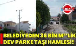 Belediyeden 36 Bin M²’Lik Dev Parke Taşı Hamlesi!
