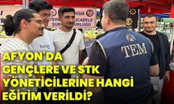 Afyon'da gençlere ve STK yöneticilerine hangi eğitim verildi?