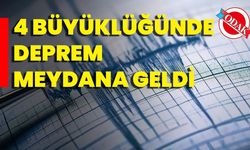 4 Büyüklüğünde Deprem Meydana Geldi