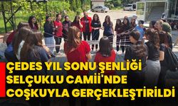 ÇEDES yıl sonu şenliği Selçuklu Camii'nde coşkuyla gerçekleştirildi
