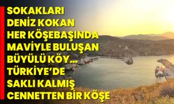 Sokakları Deniz Kokan Her Köşebaşında Maviyle Buluşan Büyülü Köy… Türkiye’de Saklı Kalmış Cennetten Bir Köşe