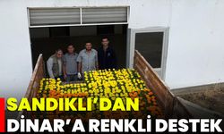 Sandıklı’dan Dinar’a Renkli Destek