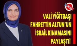 Vali Yiğitbaşı, Fahrettin Altun’un İsrail Kınamasını Paylaştı!