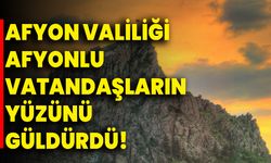 Afyon Valiliği Afyonlu Vatandaşların Yüzünü Güldürdü!