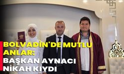 Bolvadin'de Mutlu Anlar: Başkan Aynacı Nikah Kıydı