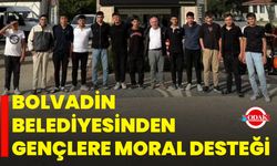Bolvadin Belediyesinden Gençlere Moral Desteği