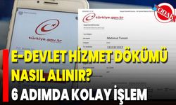 E-Devlet Hizmet Dökümü Nasıl Alınır? 6 Adımda Kolay İşlem