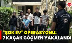 "Şok Ev" Operasyonu: 7 Kaçak Göçmen Yakalandı
