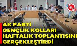 AK Parti Gençlik Kolları, Haftalık Toplantısını Gerçekleştirdi