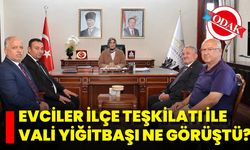 Evciler İlçe Teşkilatı İle Vali Yiğitbaşı Ne Görüştü?