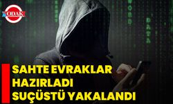 Sahte Evraklar Hazırladı Suçüstü Yakalandı