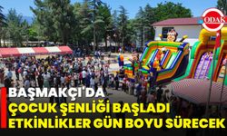 Başmakçı'da Çocuk Şenliği Başladı, Etkinlikler Gün Boyu Sürecek