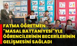 Fatma öğretmen "masal battaniyesi"yle öğrencilerinin becerilerinin gelişmesini sağladı