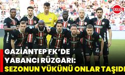 Gaziantep FK’de Yabancı Rüzgarı: Sezonun Yükünü Onlar Taşıdı