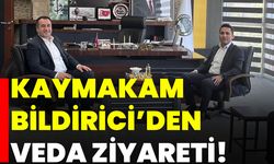 Kaymakam Bildirici’den Veda Ziyareti!
