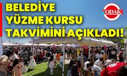 Belediye yüzme kursu takvimini açıkladı!