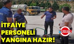 İtfaiye personeli yangına hazır!