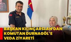 Başkan Kılınçarslan'dan Komutan Durnagöl’e veda ziyareti