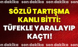 Sözlü Tartışma Kanlı Bitti: Tüfekle Yaralayıp Kaçtı!
