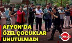 Afyon’da özel çocuklar unutulmadı!