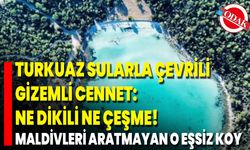 Turkuaz Sularla Çevrili Gizemli Cennet: Ne Dikili Ne Çeşme! Maldivleri Aratmayan O Eşsiz Koy