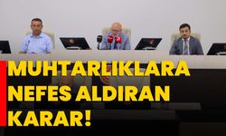 Muhtarlıklara nefes aldıran karar!